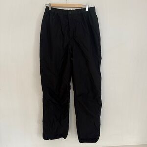 SOREL Women Black Omni Shield Lined Waterproof Rain Snowboard Pants Size XL